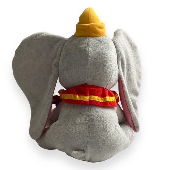 Disney Dumbo Grey Circus Elephant Stuffed Baby‎ Animal Plushie Stuffie Toy - Picture 2 of 5